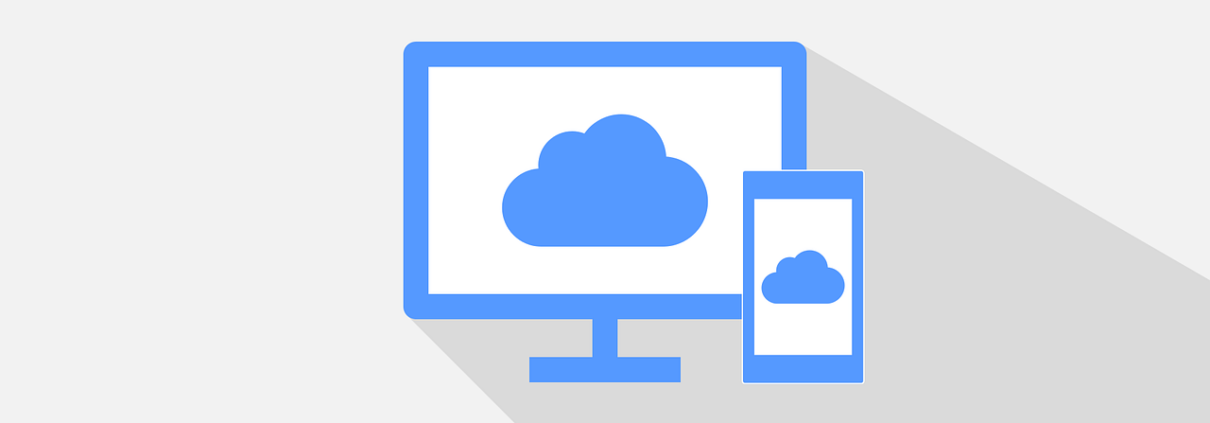 Free cloud computing connection cloud vector