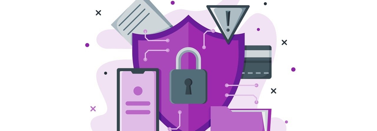Free internet security digital vector