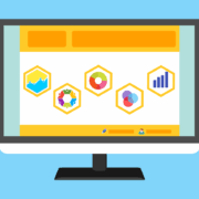 Free statistic survey website vector