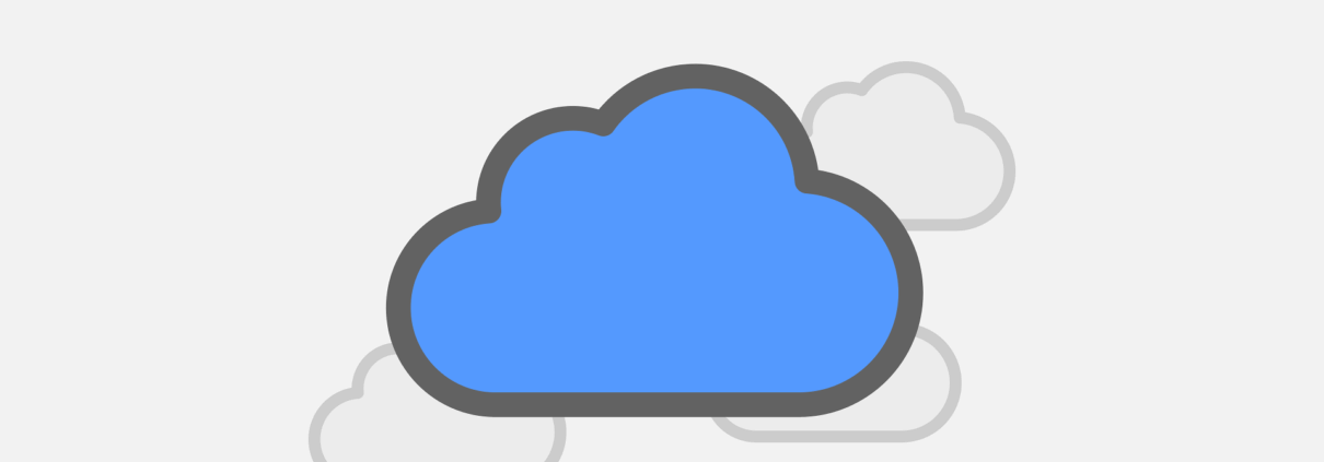 Free cloud storage icon vector