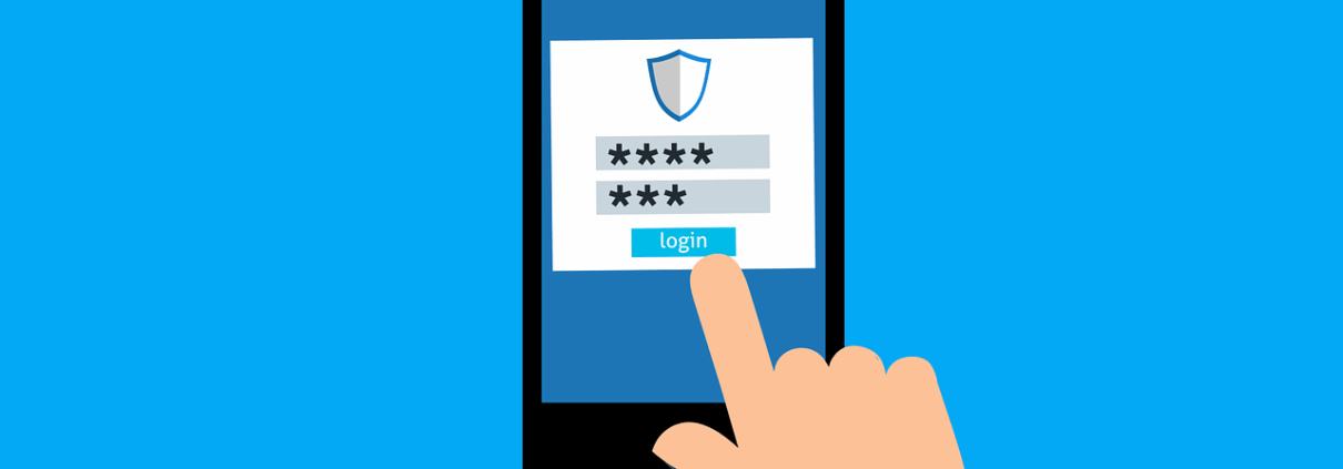 Free password login sign vector