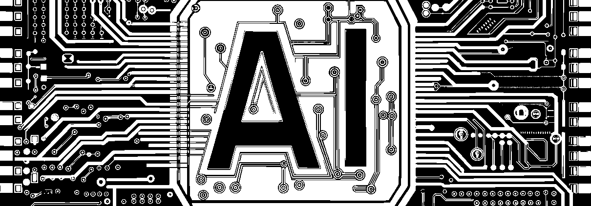 Free ai generated artificial intelligence typography vector